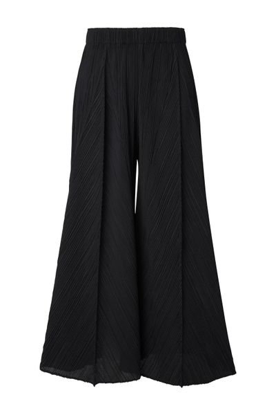 Ulla Popken Schlupfhose Plissee-Hose Biesen weites günstig online kaufen