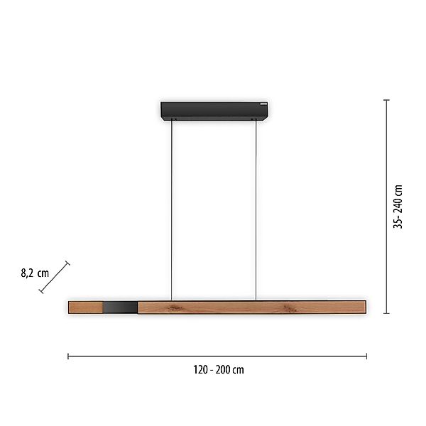 Paul Neuhaus LED Pendelleuchte LED Pendellampe günstig online kaufen