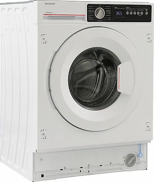 Sharp Einbauwaschmaschine »ES-NIB814BWNA-DE«, 8 kg, 1400 U/min günstig online kaufen