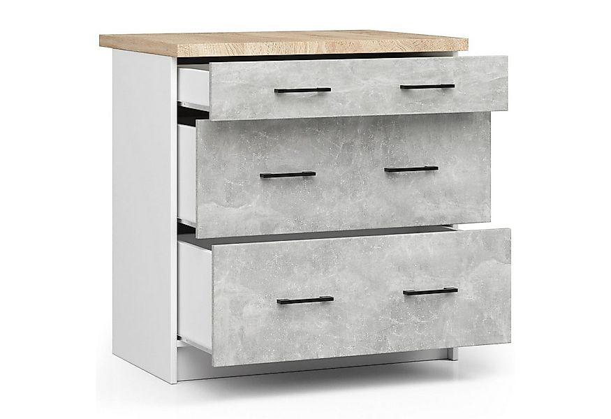 Raumhirsch Furniture Unterschrank Moderner Küchenunterschrank - 3 Schublade günstig online kaufen