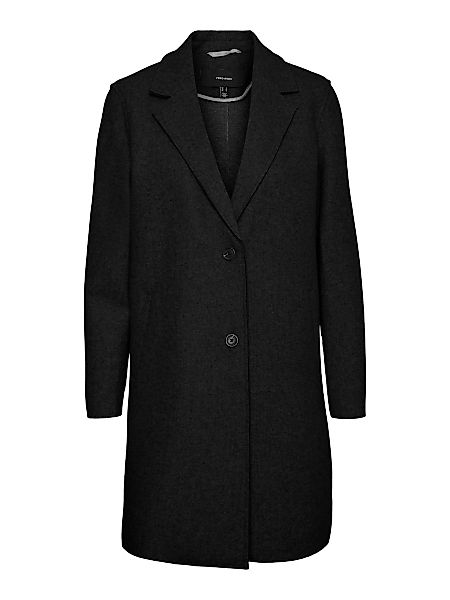 VERO MODA Long Coat Damen Schwarz günstig online kaufen