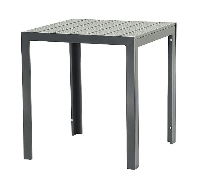 Pure Home & Garden Gartentisch FIRE SQUARE Nonwood Aluminium 70x70cm anthra günstig online kaufen