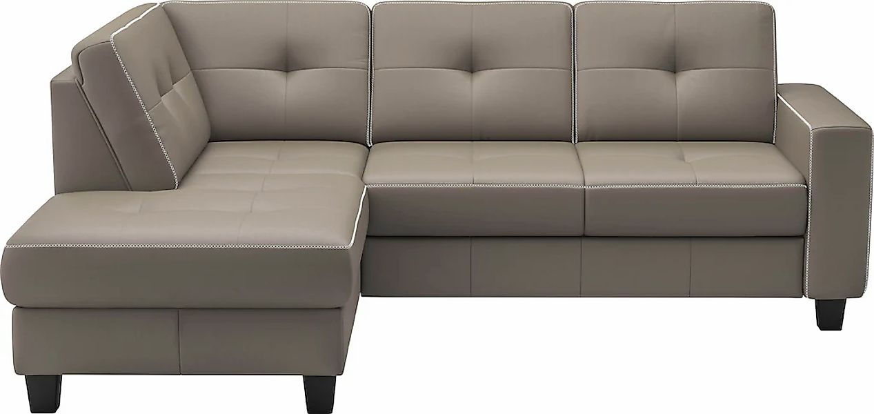 Places of Style Ecksofa "Varese", wahlweise mit Bettfunktion und Bettkasten günstig online kaufen