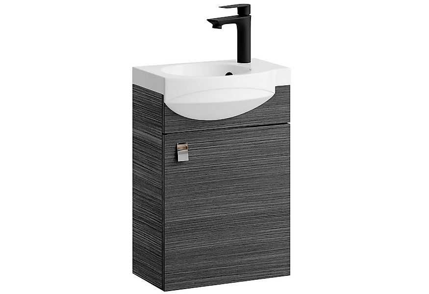 Planetmöbel Waschtisch Waschtischunterschrank 40cm Anthrazit günstig online kaufen