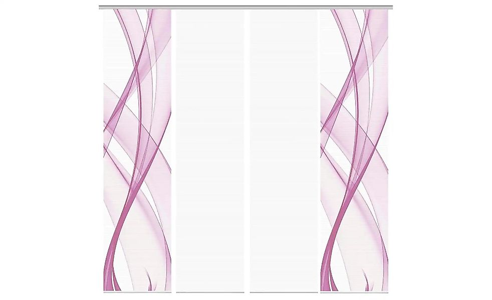 VISION S Schiebevorhang   ¦ rosa/pink ¦ Synthetik ¦ Maße (cm): B: 60 H: 260 günstig online kaufen