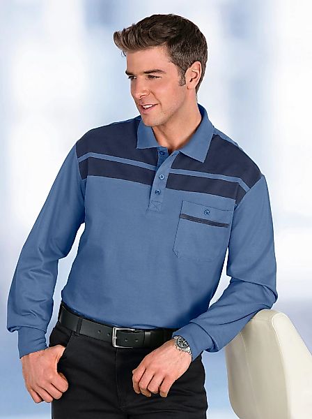 Classic Langarm-Poloshirt "Poloshirt", 1 Stk. günstig online kaufen