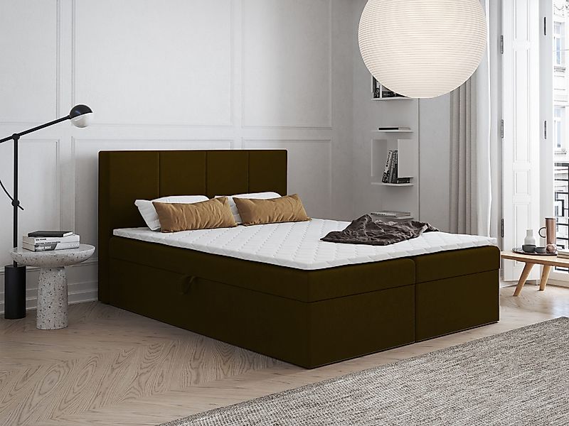 Godre Boxspringbett mit Bettkasten FARO 130x180 günstig online kaufen
