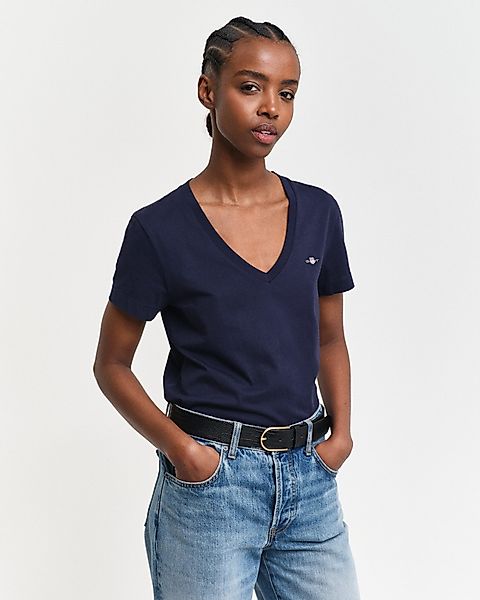 Gant T-Shirt REG SHIELD KA V-NECK günstig online kaufen