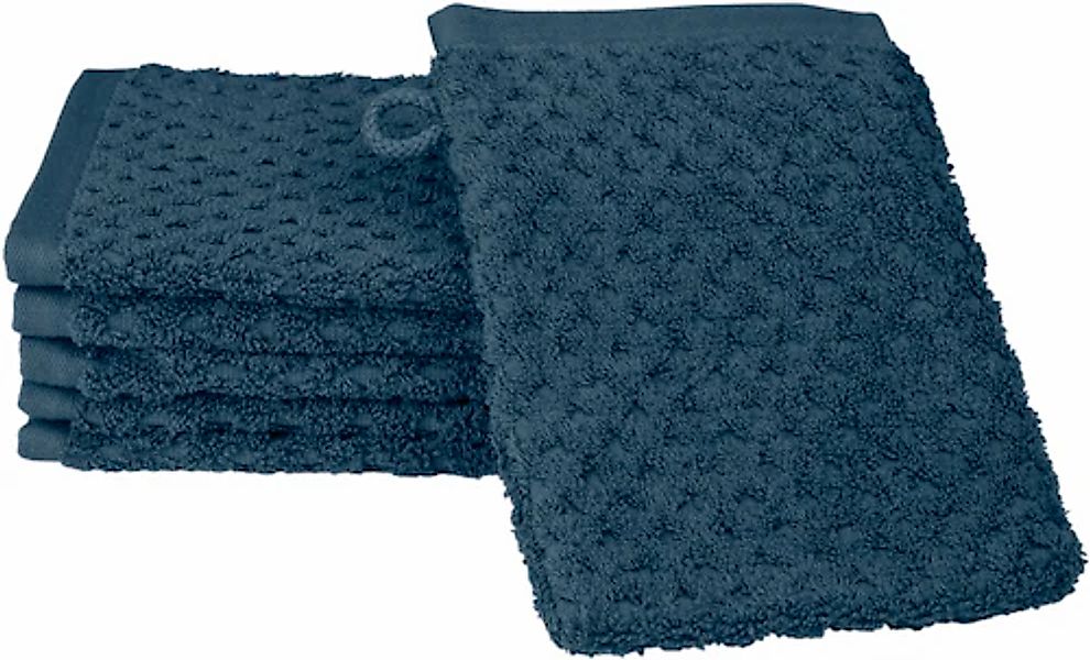 ROSS Waschhandschuh »Harmony«, (6 St., 6 Waschhandschuhe 16 x 22 cm), 100 % günstig online kaufen