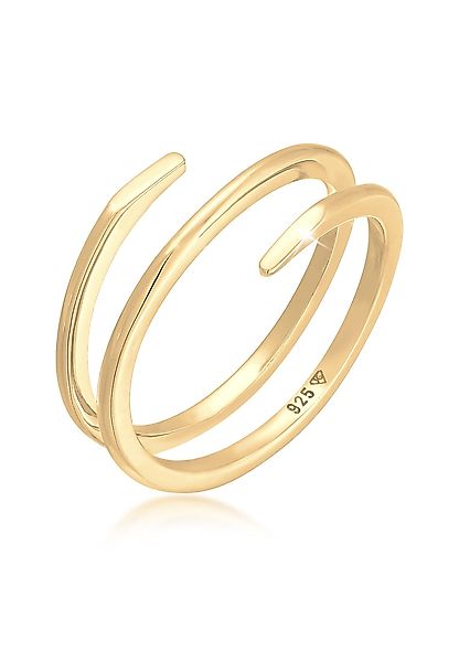 Elli Fingerring Wickelring Twist Fein 925 günstig online kaufen