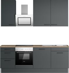 OPTIFIT Küchenzeile "Fiona" Breite 230 cm, mit Hanseatic-E-Geräten in Premi günstig online kaufen