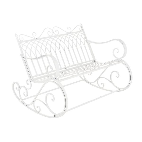 en.casa Gartenbank, »Greenough« Schaukelbank Sitzbank 85x113x95cm günstig online kaufen