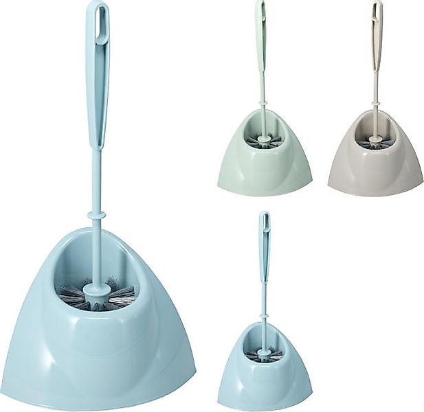 WC-BÜRSTE mit HALTER ca. 9 x 40 cm 1 Stück 3 Sorten unsortiert Mehrfarbig günstig online kaufen