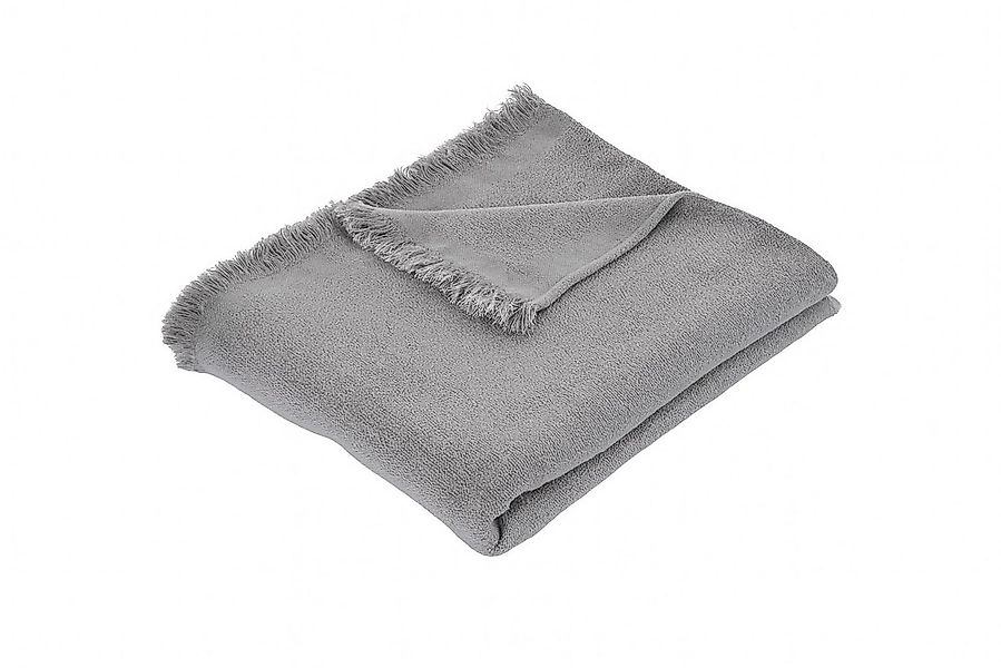 Wohndecke cotton, GUIDO MARIA KRETSCHMER, Plaid Couchdecke Baumwolle hellgr günstig online kaufen