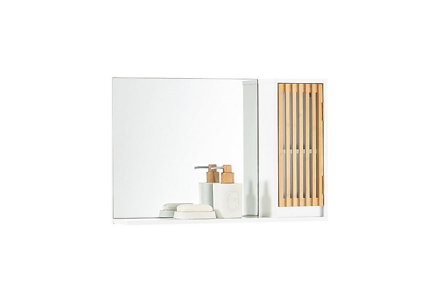 SoBuy Badezimmerspiegelschrank BZR128 Spiegelschrank Spiegel Wandschrank Ba günstig online kaufen