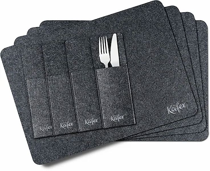 Käfer Platzset, (Set, 4 Platzdecken, 4 Bestecktaschen, 4 Untersetzer), 12-t günstig online kaufen