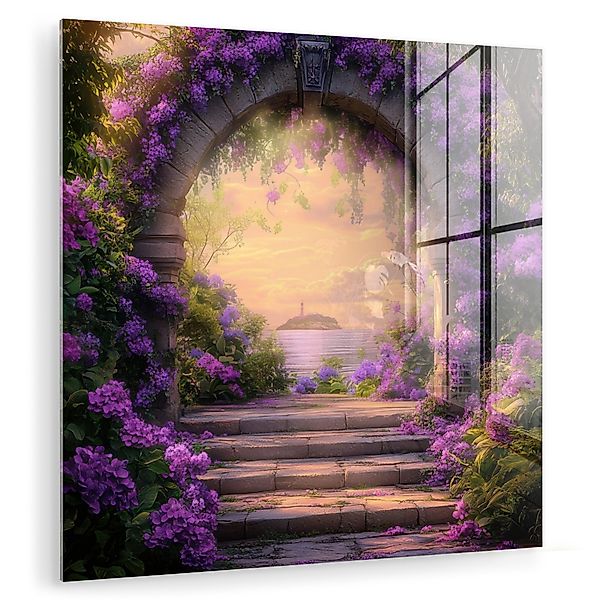 MuchoWow Acrylglasbild Tor - Lila - günstig online kaufen