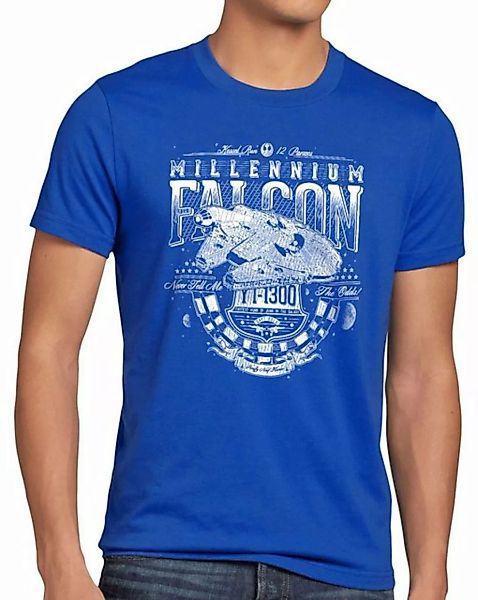 style3 Print-Shirt Herren T-Shirt Kossal-Flug 12 Parsec rasender falke spru günstig online kaufen