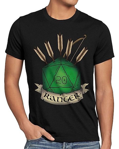 style3 T-Shirt Würfel Ranger dungeon and tabletop dragons d20 pen paper rol günstig online kaufen