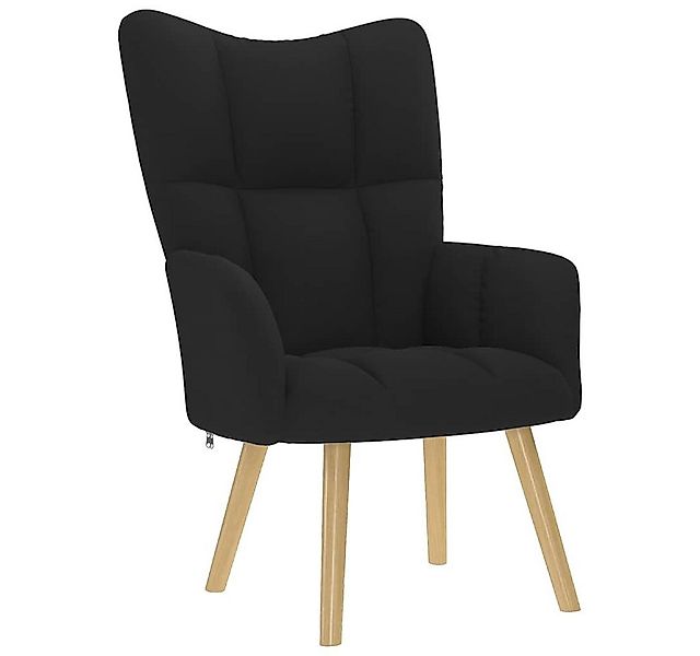 vidaXL Sessel Relaxsessel Schwarz Stoff (1-St) günstig online kaufen