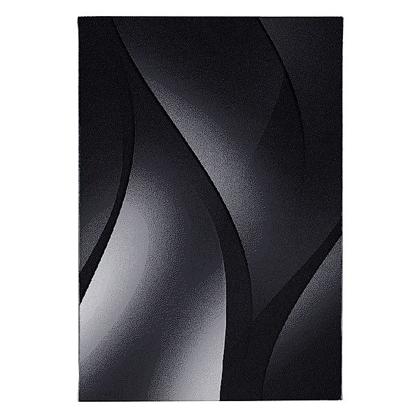 Ayyildiz Kurzflorteppich Plus 8010 Schwarz 140 cm x 200 cm günstig online kaufen