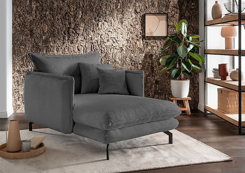 Home affaire Loveseat "LAVA Mega Ohrenbacken Sessel, modern & elegant, aktu günstig online kaufen