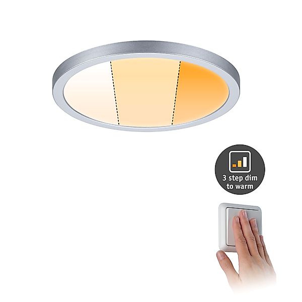 Paulmann "VariFit LED Einbaupanel Dim to Warm Areo IP44 rund 175mm 13W 1200 günstig online kaufen