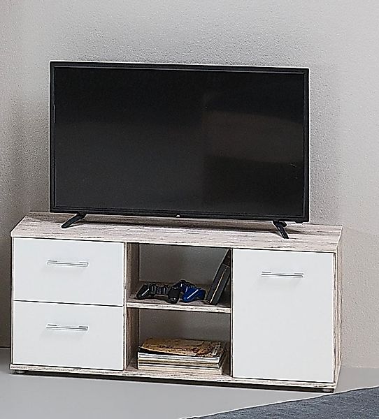 OTTO home Lowboard "Lowboard "Rieke"" 1 Stk. tlg. 2 Schubkästen, 1 Drehtür, günstig online kaufen