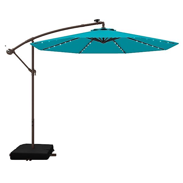 COSTWAY Sonnenschirm Gartenschirm, mit Ständer, 40 günstig online kaufen