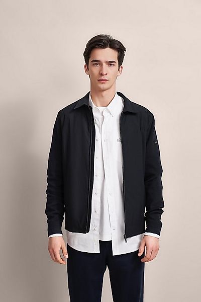 bugatti Strickjacke mit Polokragen günstig online kaufen