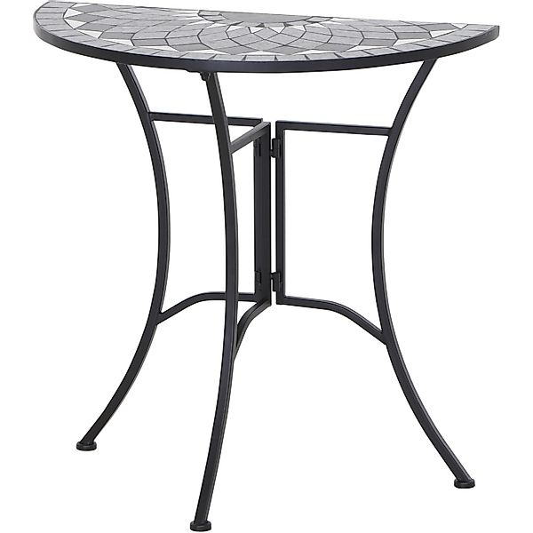 Siena Garden Gartentisch Como Rechteckig Grau 35 cm x 70 cm günstig online kaufen