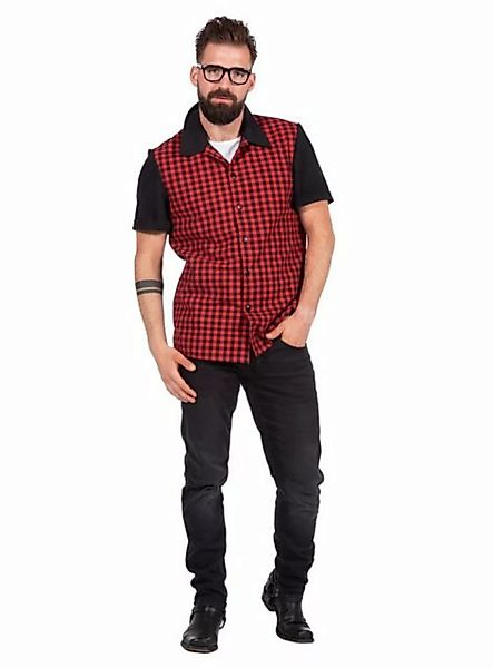 Metamorph T-Shirt Rockabilly Hemd Bobby 50s Style Hemd im Rock'n'Roll Look günstig online kaufen