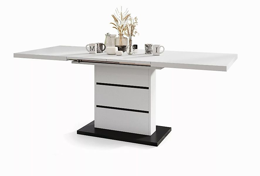 Mazzoni Esstisch Design Piano Tisch Weiß günstig online kaufen