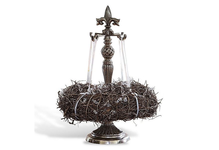 Mirabeau Adventskranz Kranzständer Edmond in Silber, Tischdeko für den Adve günstig online kaufen