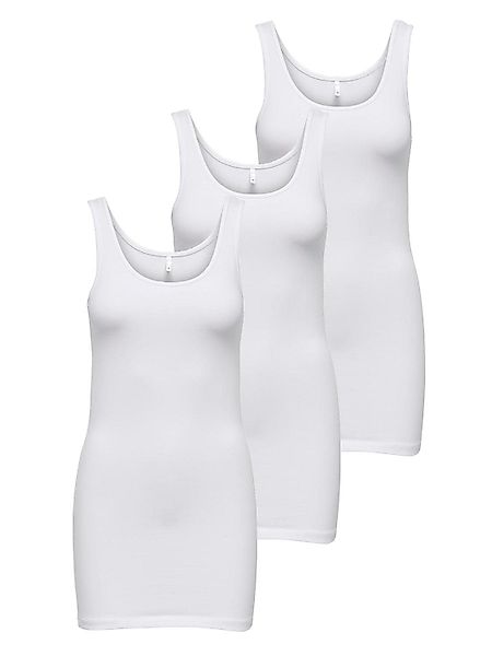 ONLY Spaghettitop Only Damen 3er-Pack Basic günstig online kaufen