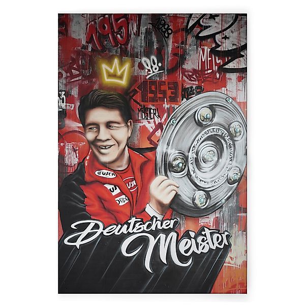 A.S. Création Leinwandbild FCK Maltag-Graffiti Deutscher günstig online kaufen