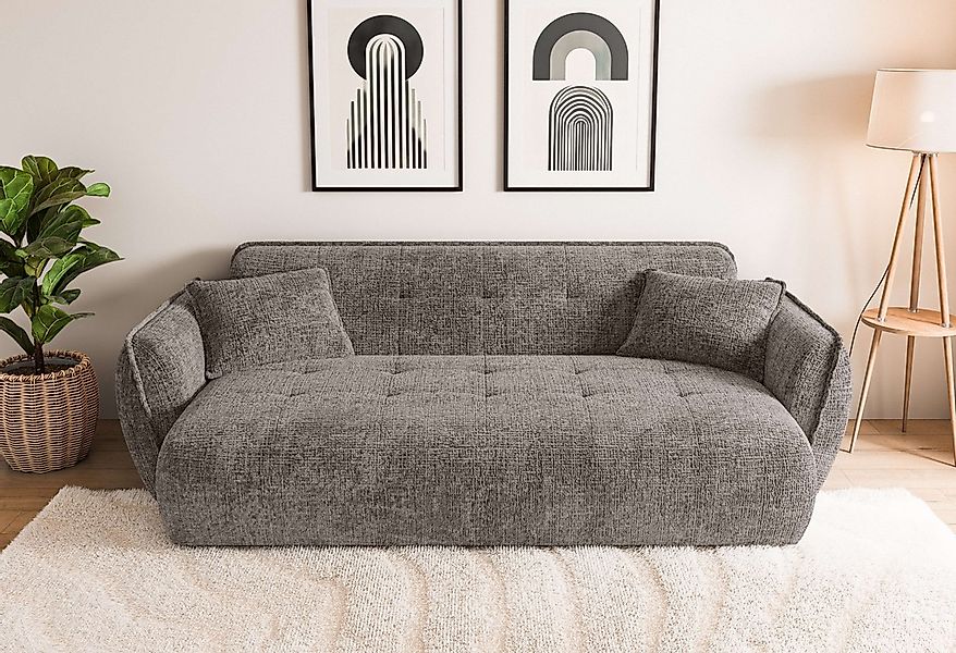 Home affaire Big-Sofa "MIRELDA Design-Sofa mit Steppungen, hoher Sitzkomfor günstig online kaufen
