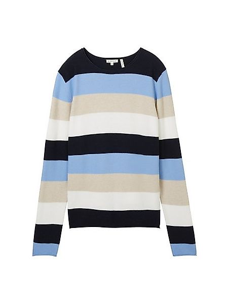 TOM TAILOR 2-in-1-Pullover Knit structured striped günstig online kaufen