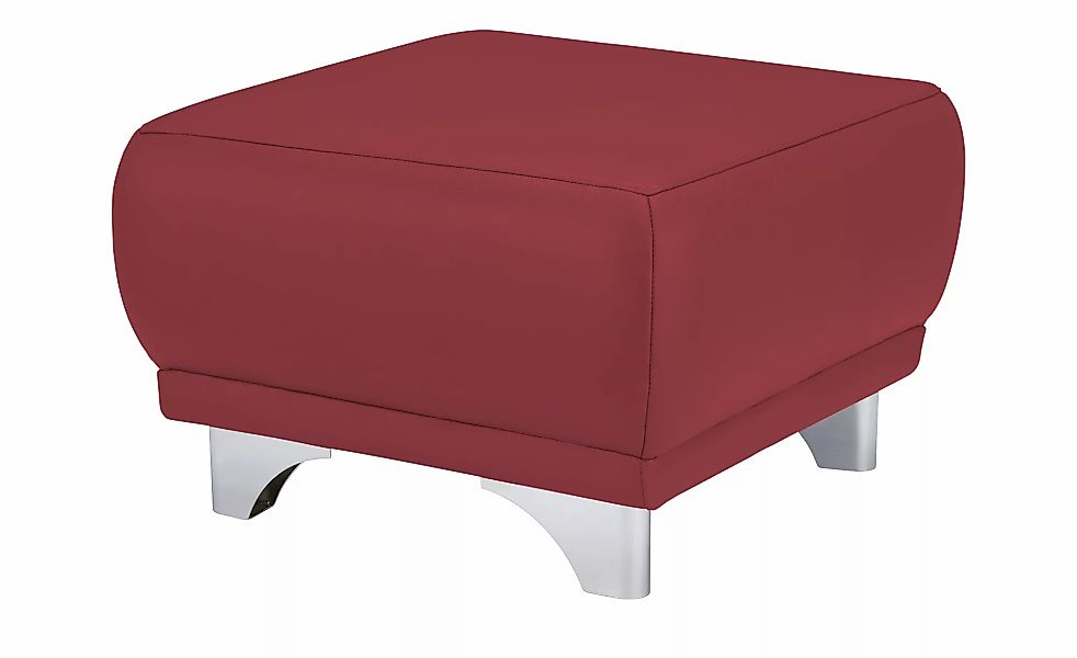 Hocker  Maranello ¦ rot ¦ Maße (cm): B: 66 H: 43 T: 66.0 Polstermöbel > Hoc günstig online kaufen