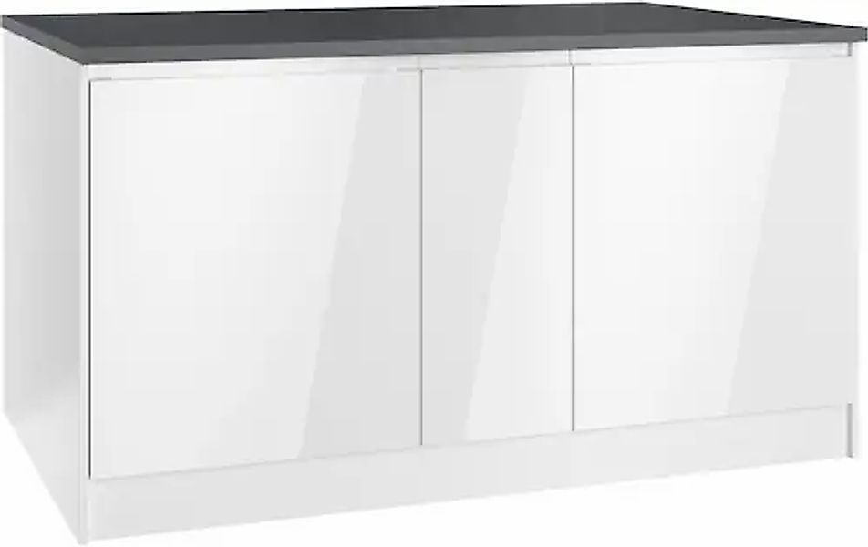 HELD MÖBEL Kücheninsel »Virginia«, Breite 153 cm, MDF-Fronten, Flaschenrega günstig online kaufen