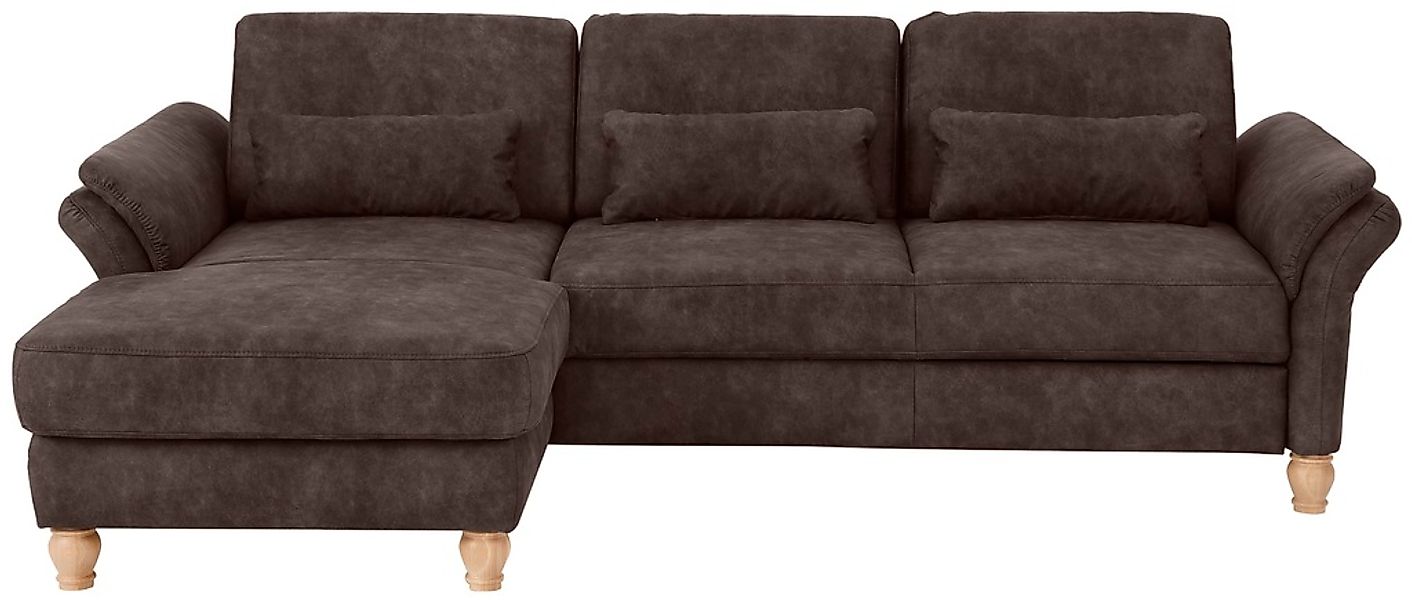 Home affaire Ecksofa »Palace L-Form« incl. Sitztiefenverstellung, wahlweise günstig online kaufen