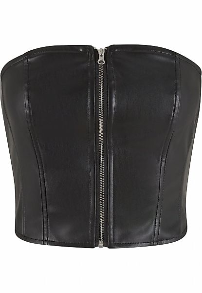 URBAN CLASSICS Muskelshirt "Urban Classics Ladies Synthetic Leather Bandeau günstig online kaufen