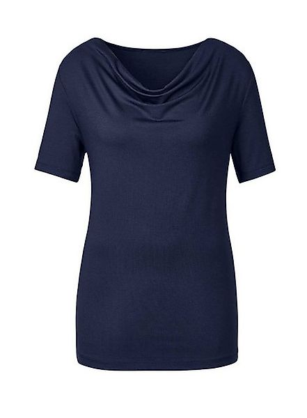 creation L T-Shirt CRéATION L PREMIUM Damen Jerseyshirt, dunkelblau günstig online kaufen