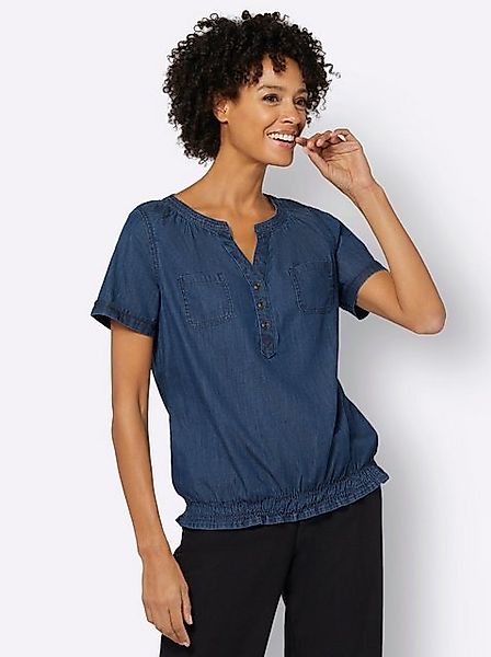 Witt Klassische Bluse Jeansbluse günstig online kaufen