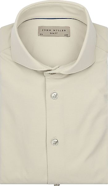 John Miller Hemd Hyperstretch Beige - Größe 39 günstig online kaufen