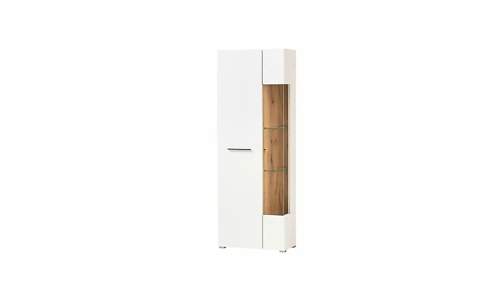 Vitrine  Sines ¦ weiß ¦ Maße (cm): B: 72 H: 200 Schränke > Vitrinen - Höffn günstig online kaufen