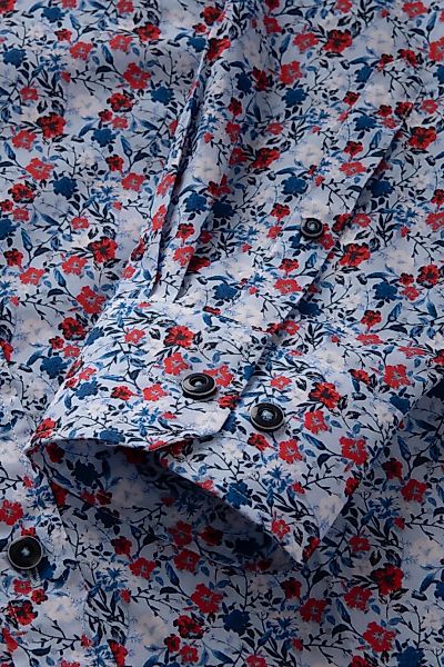 bugatti Langarmhemd, mit floralem Print günstig online kaufen