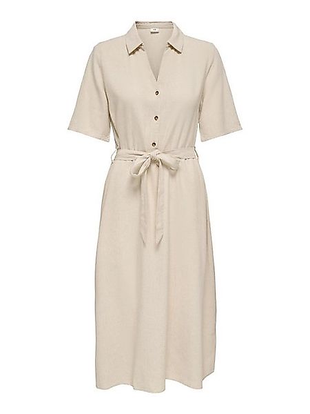 JACQUELINE de YONG Shirtkleid Klassisches Design mit Kragen und Bindegürtel günstig online kaufen