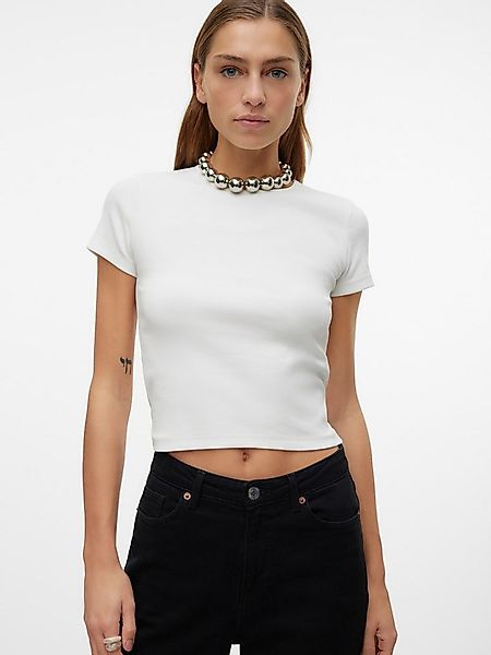 Vero Moda Kurzarmshirt VMCHLOE SS SHORT TOP JRS NOOS Baumwollmischung günstig online kaufen