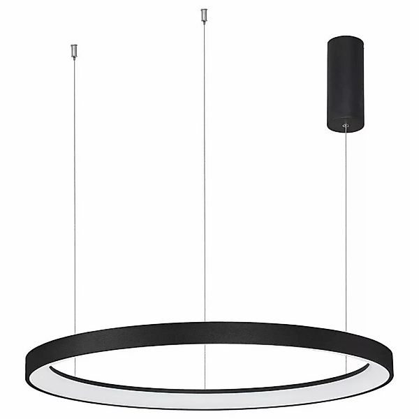 LED Pendelleuchte Pertino in Schwarz 60W 3600lm günstig online kaufen